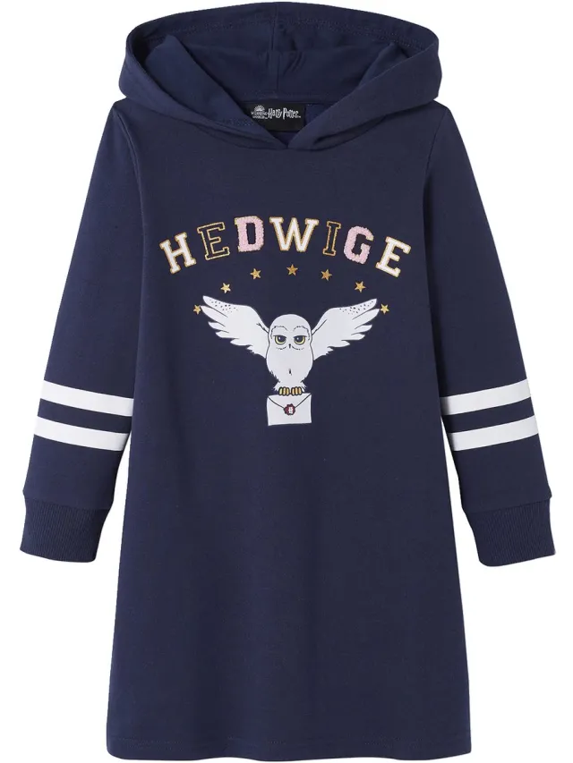 vertbaudet Sweaterjurk meisjes Harry Potter® Marineblauw