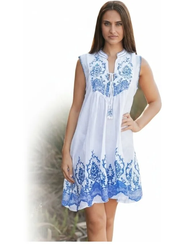 Isla Bonita By Sigris Korte Jurk Isla Bonita By Sigris Korte Jurk Wit