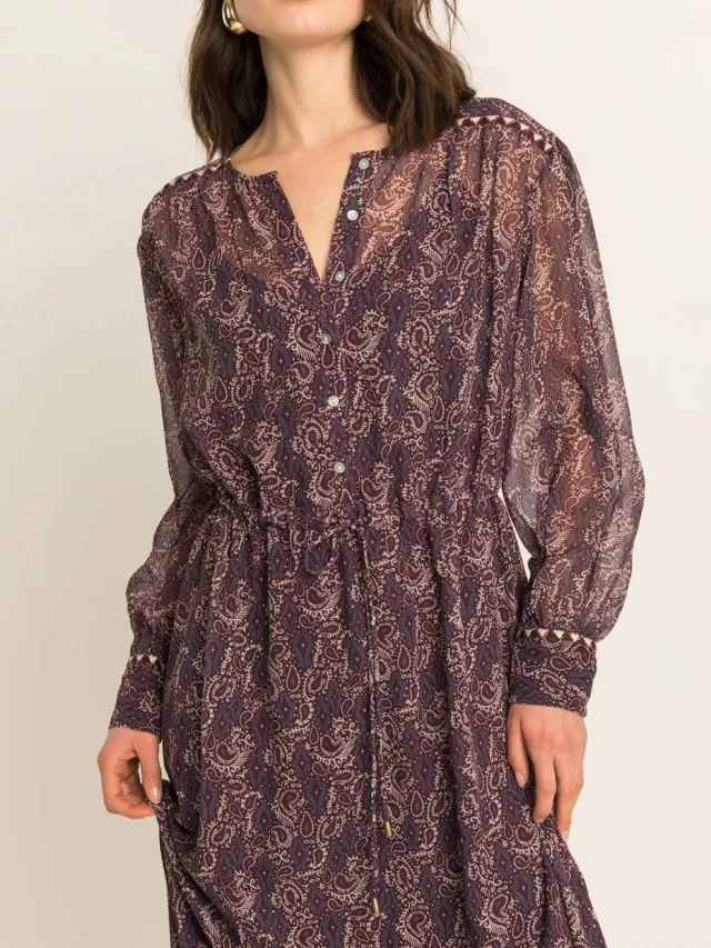 Expresso midi jurk met paisley - meerkleurig multi, foto 4