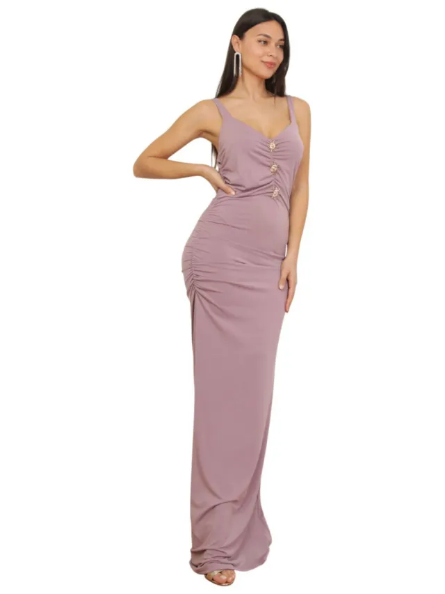 La Modeuse Lange Jurk La Modeuse 78047_P185329 Violet