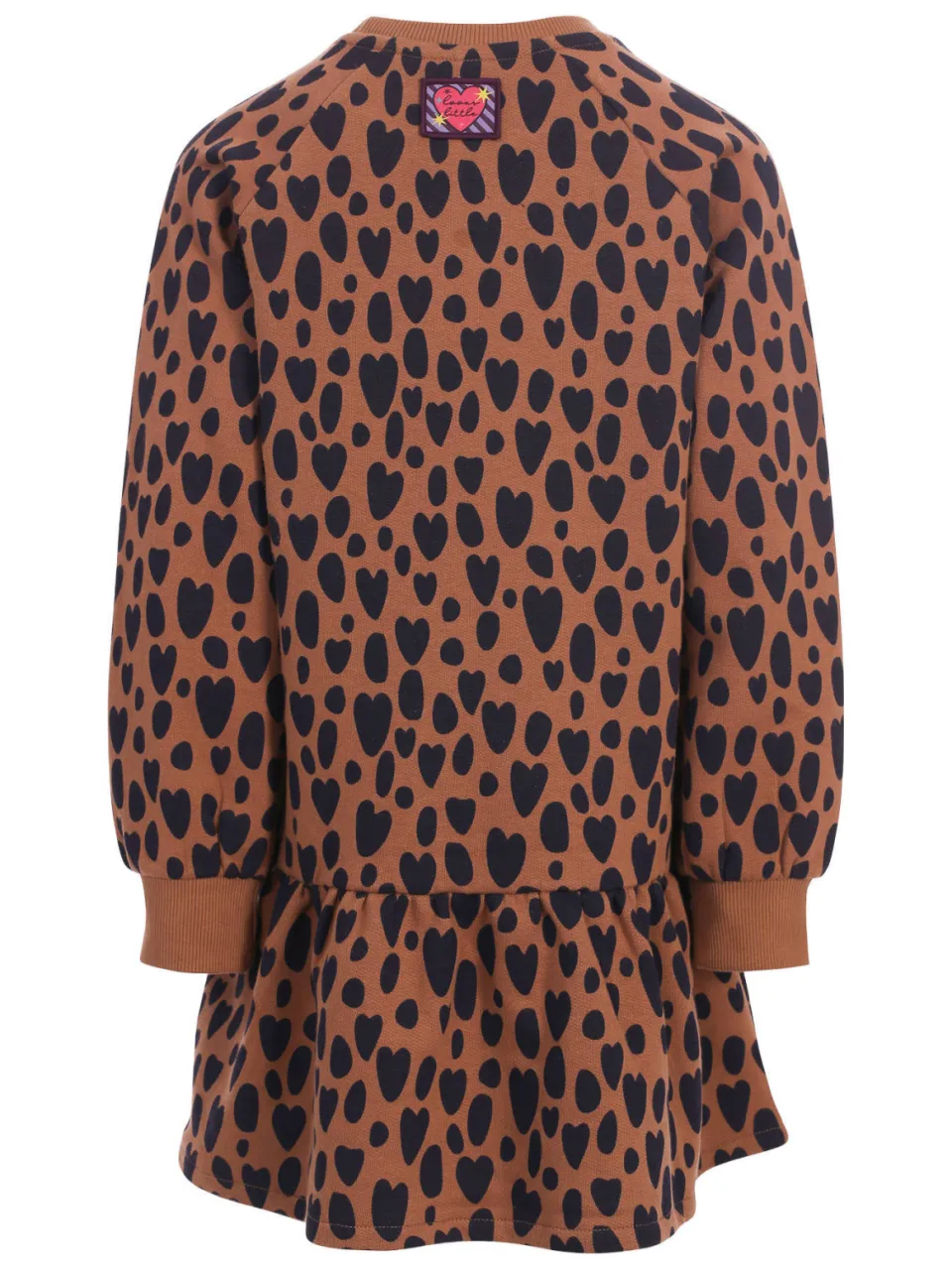 LOOXS little sweatjurk met panterprint bruin, foto 3