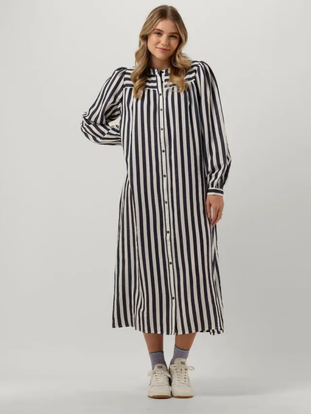 Lollys Laundry Jess Dress Jurken Dames - Rok - Jurk - Donkerblauw