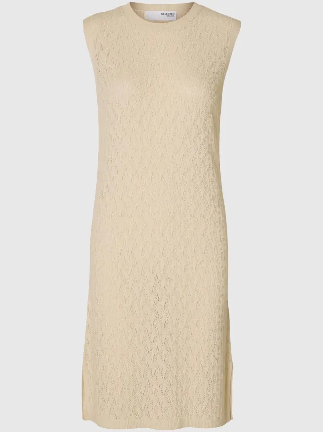Selected Midi jurk Gebreide Birch