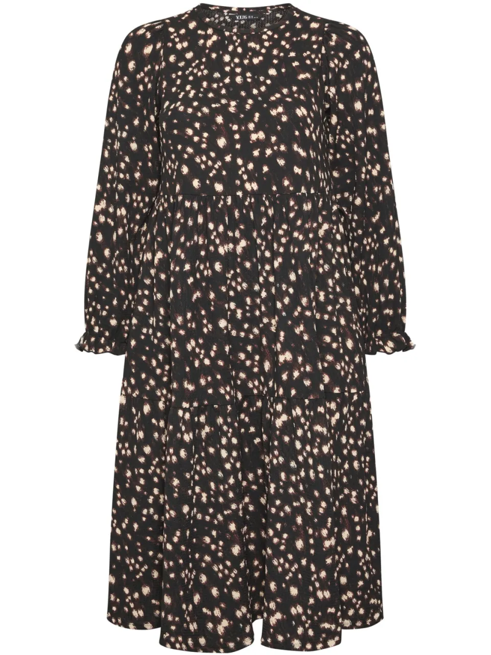 Yours Plus Size Brown Deer Print Maxi Dress-52, foto 2
