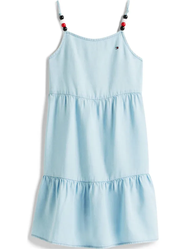 Tommy Hilfiger zomerjurk lichtblauw, foto 2