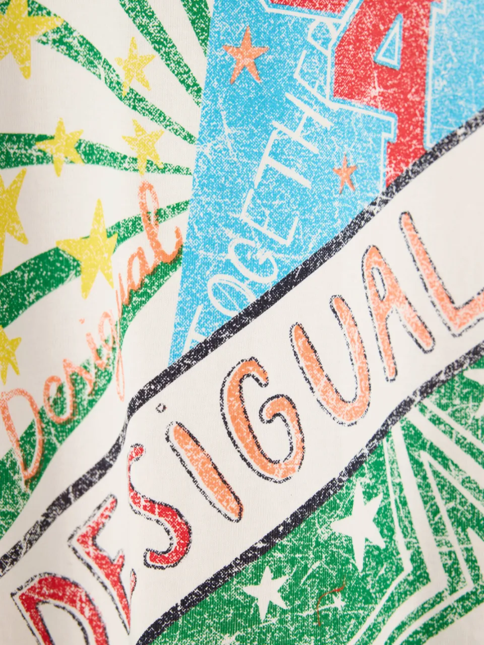 Desigual korte zomerjurk met print - rood, foto 5