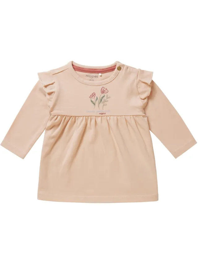 Noppies Girls Dress Champlin long sleeve Meisjes Jurk - Shifting sand