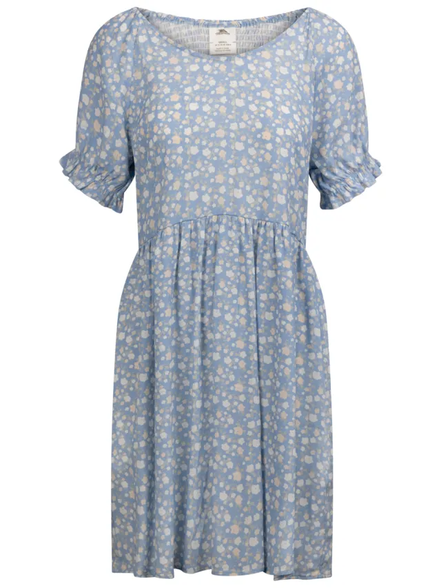 Trespass Dames/Dames Margaret Casual Jurk met Korte Mouwen (Koel Blauw)