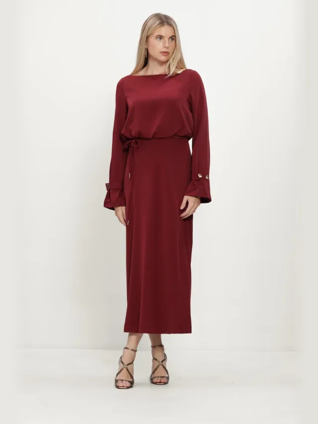 Lina Locchi Dames Jurken Ll-beth - Bordeaux