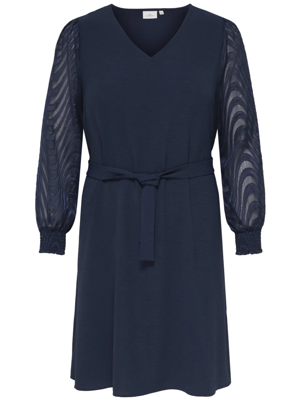 Only Carmakoma Plus-lijn midi jurk - donkerblauw, foto 2
