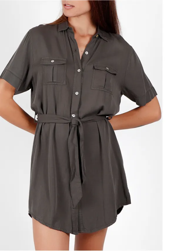 Korte Jurk Admas Zomers tuniekshirt Dubarry groen, foto 2