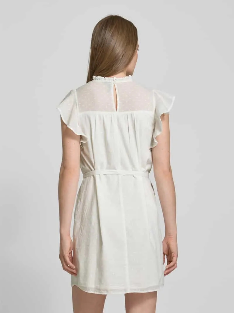 Vero Moda Vrijetijdsjurk van puur katoen model 'TRINE' wit, foto 4