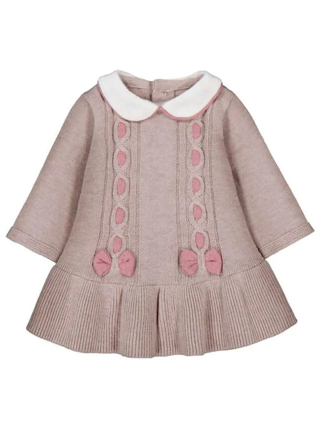 Mayoral gebreid baby jurkje Roze