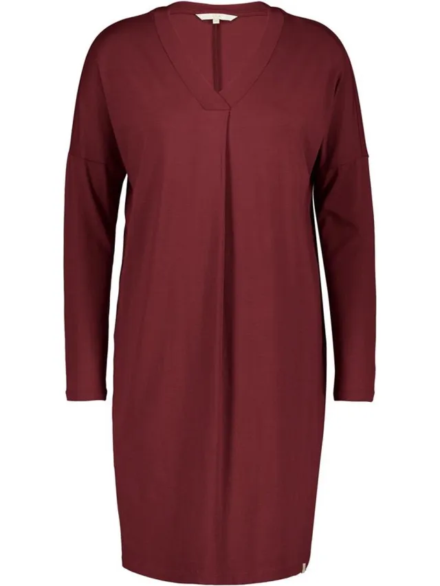 Didi Dames Loose dress Indy Red mahogany Rood