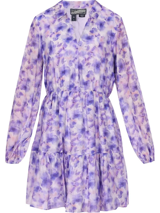 DREIMASTER jurk lila