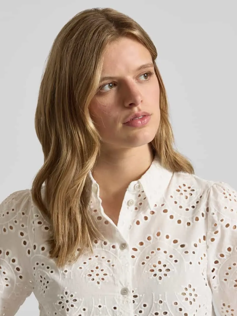 Only Uitlopende vrijetijdsjurk van puur katoen model 'VALAIS' offwhite, foto 5