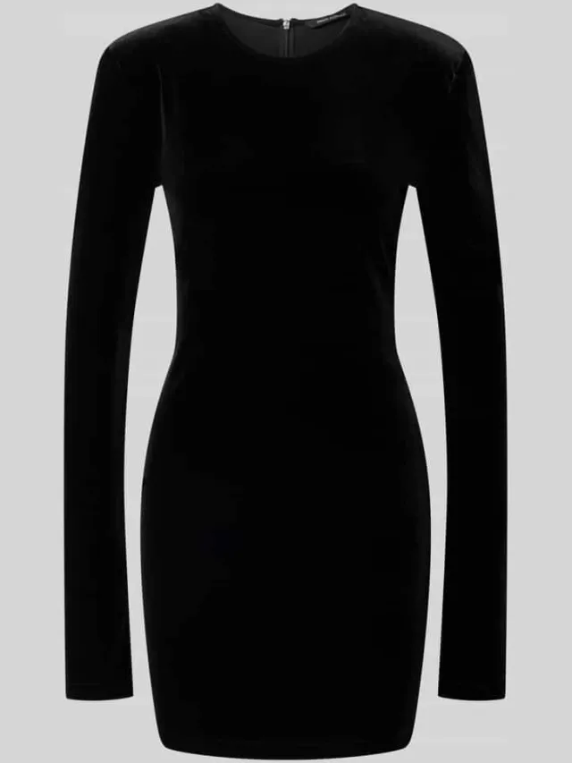 Armani Exchange Mini-jurk met ronde hals zwart, foto 2
