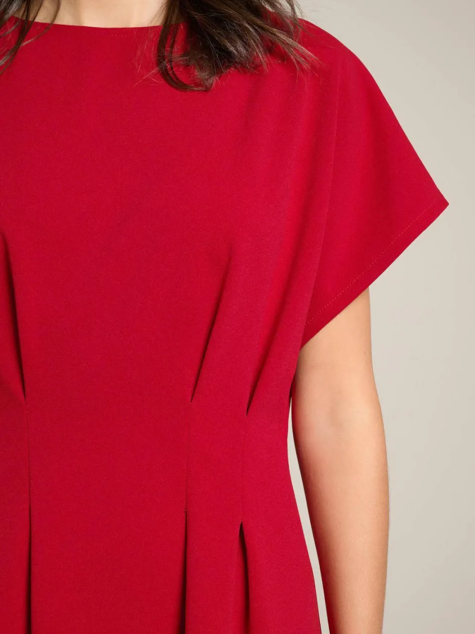 LOLALIZA midi jurk - rood, foto 6