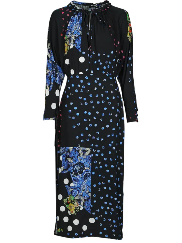 Desigual Lange Jurk Desigual DOTS Multicolour