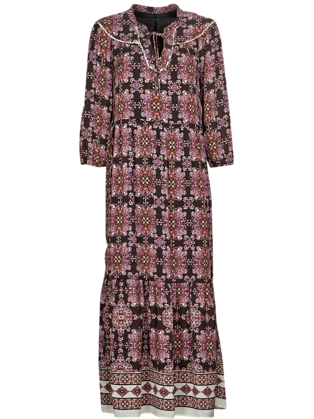 Ikks Lange Jurk Ikks BW30015 Roze