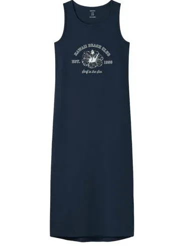 NAME IT NKFVIPPA maxi jurk donkerblauw