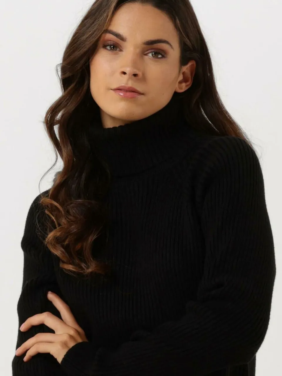 Minus Dames Jurken Ava Knit Turtleneck Dress - Zwart, foto 4
