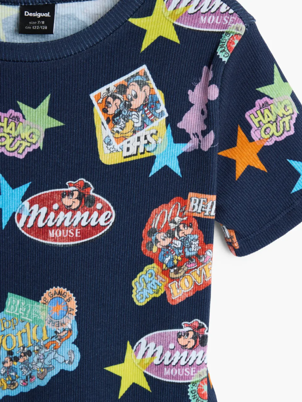 Desigual Minnie Mouse midi T-shirtjurk met print - donkerblauw, foto 6