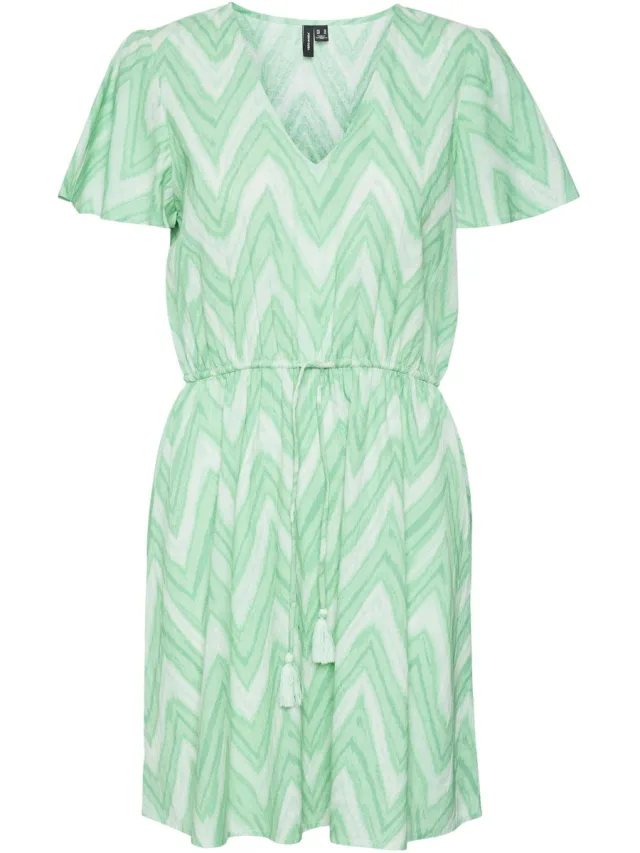 Vero Moda VMDICTHE KUI CS SHORT DRESS WVN GA - Dames - Mini jurken Katydid;Kui