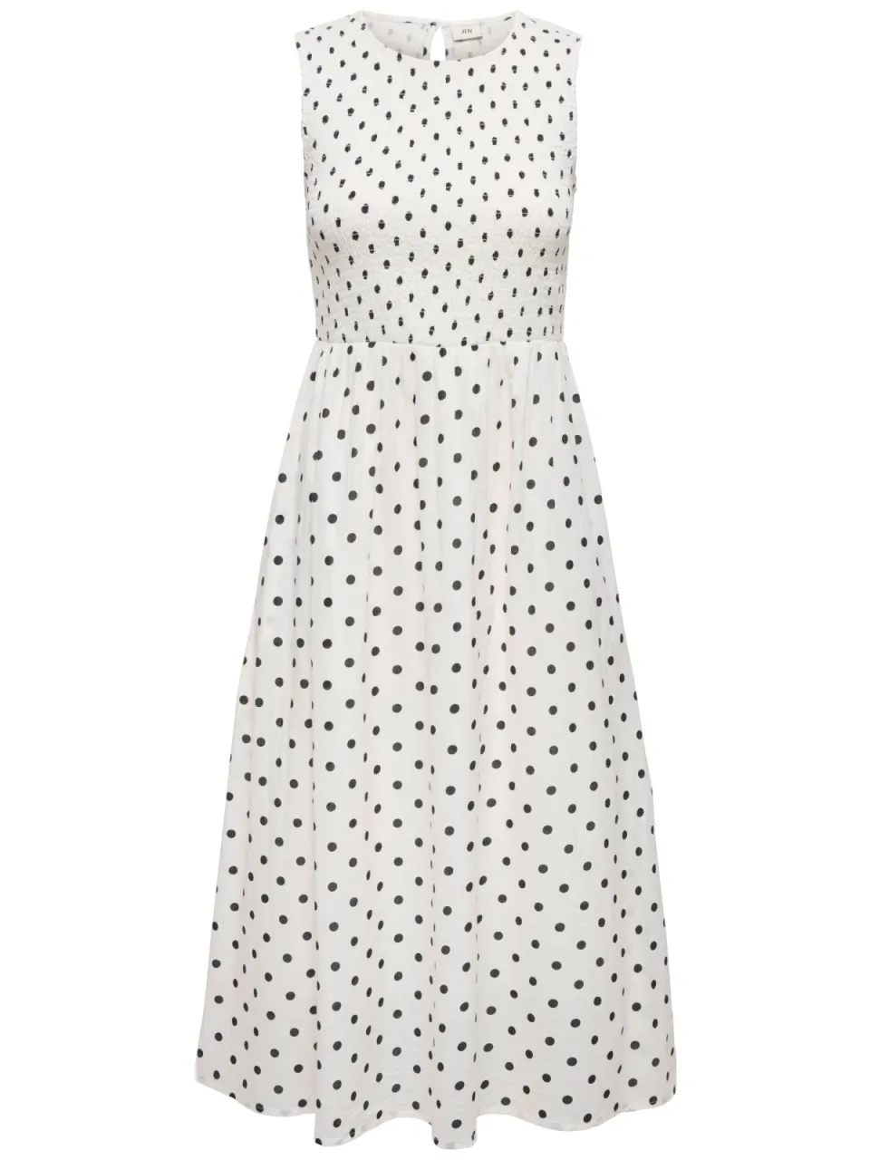 JDY midi jurk met stippen ecru, foto 2
