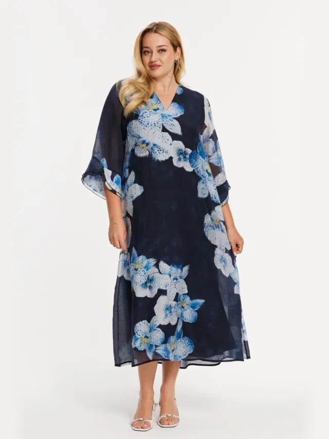 Yoek Jurk ORCHID | Blauw