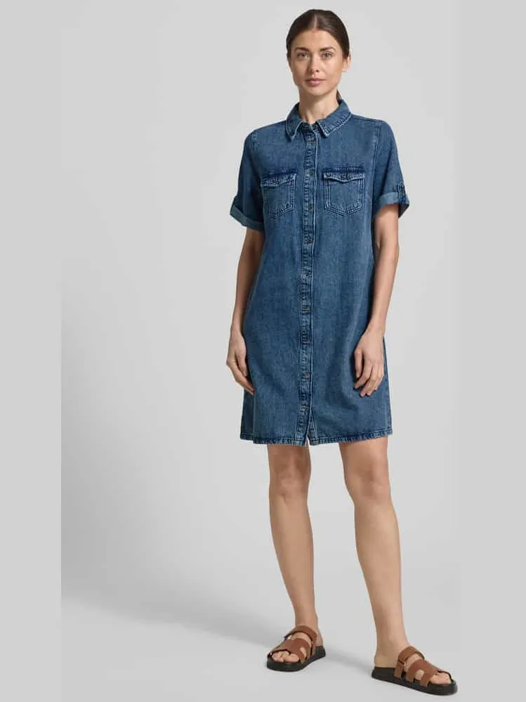 Vero Moda VMJENNIE spijkerjurk medium blue denim, foto 5