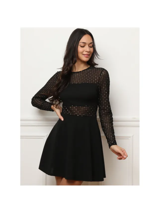 La Modeuse Jurk La Modeuse 73571_P173512 Zwart