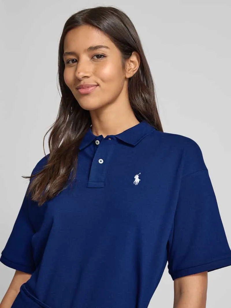 Polo Ralph Lauren Polojurk met knoopdetail marineblauw, foto 4