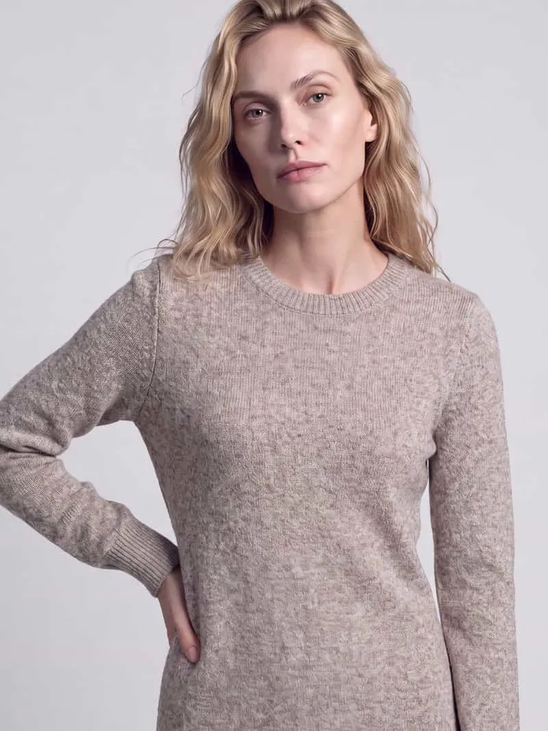 Vero Moda DOFFY tricotjurk zand, foto 6