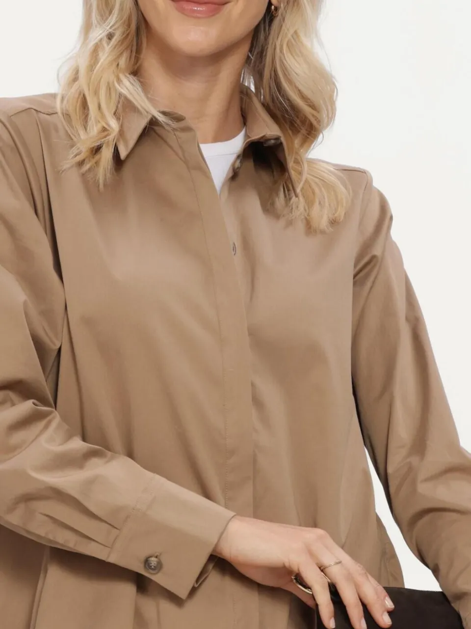 Ruby Tuesday Dames Jurken Pavel A Line Shirt Dress - Camel, foto 4