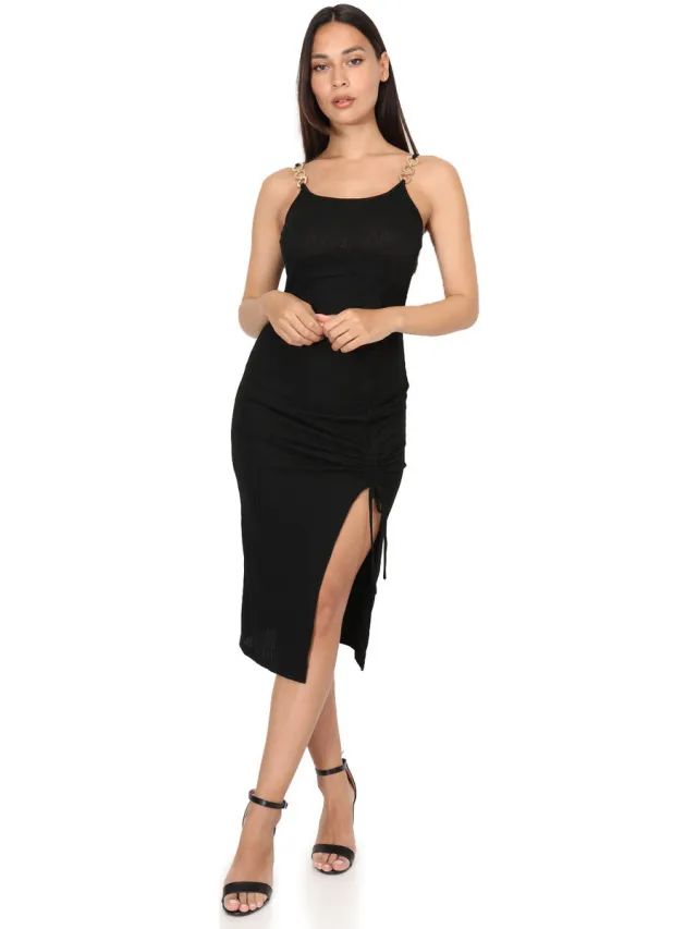 La Modeuse Jurk La Modeuse 70683_P165244 Zwart