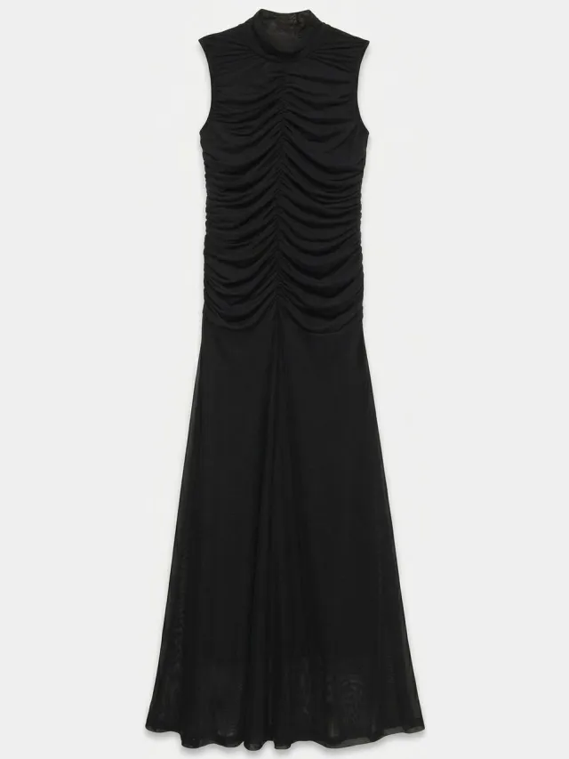 Vero Moda Feestjurk AWERICA Midi-jurk Black 1