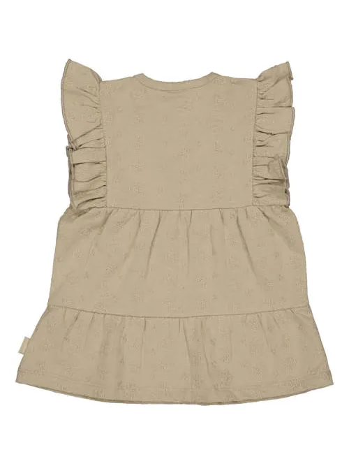 LEVV Newborn A-lijn jurk beige, foto 2