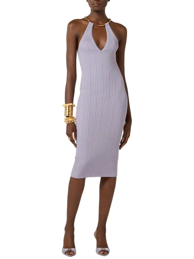 Elisabetta Franchi Midi-jurken Elisabetta Franchi am16s61e2-ev7 Violet