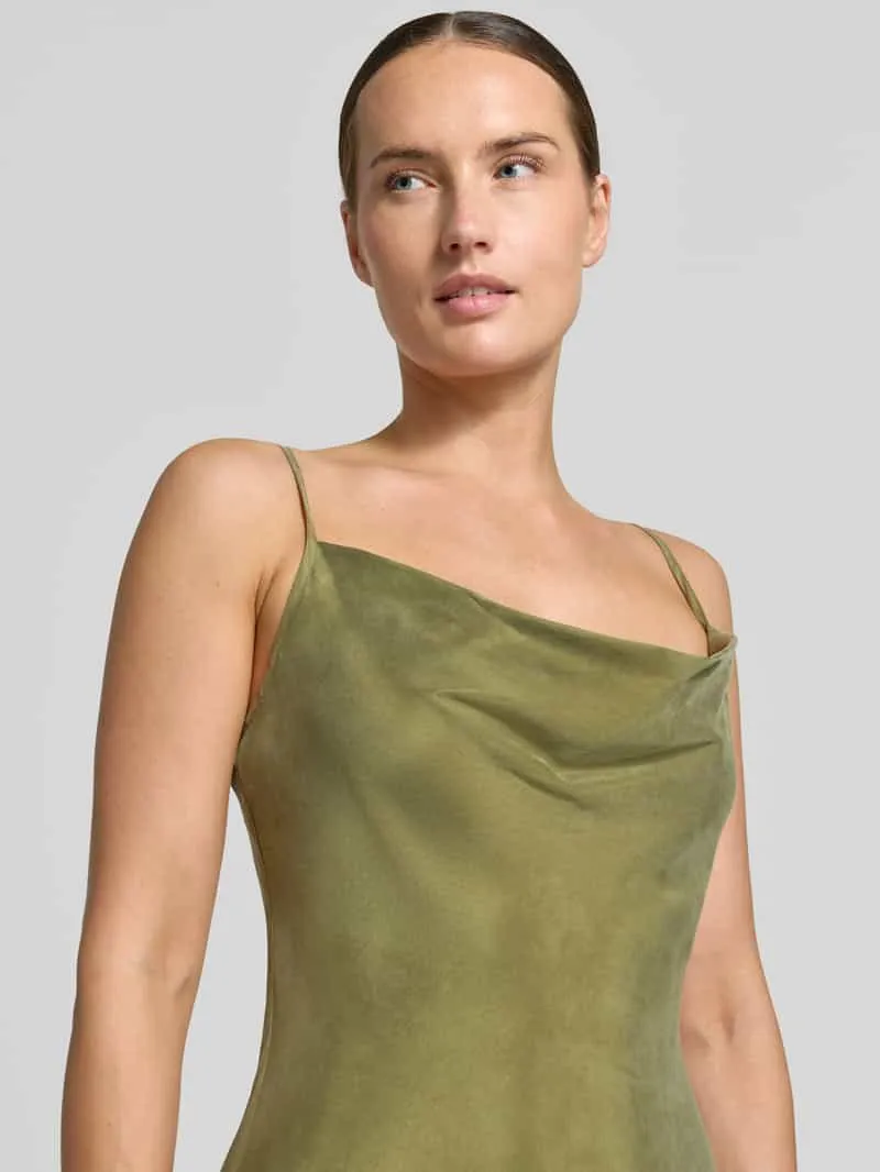 Guess Midi-jurk van lyocellmix met viscose, model 'Lina' olijfgroen, foto 3