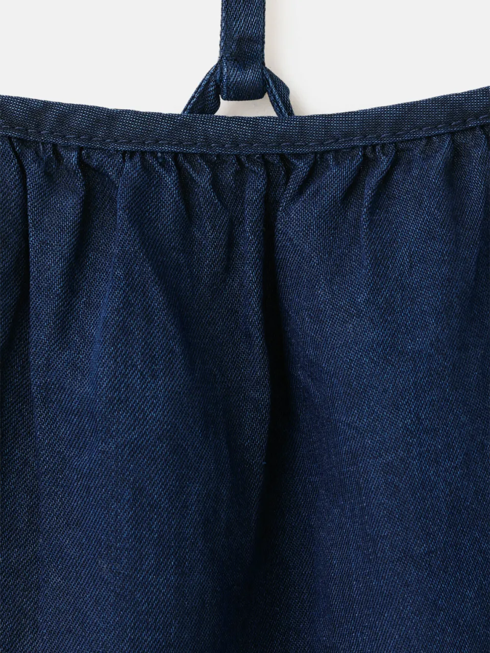 Mango lyocell midi zomerjurk - donkerblauw, foto 7