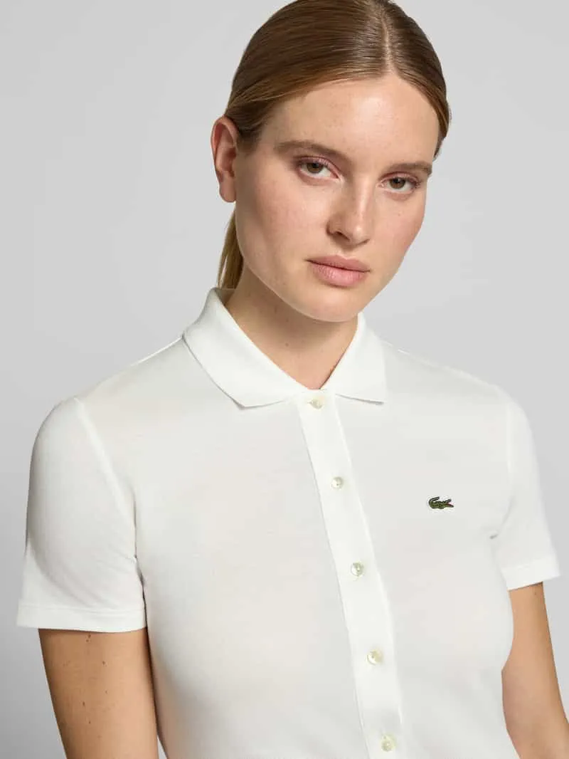 Lacoste Regular fit vrijetijdsjurk van katoenmix offwhite, foto 5