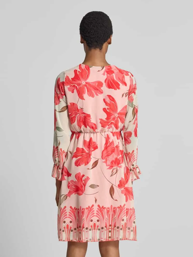 ZABAIONE Knielange jurk in all-over look model 'Ja44milaa' roze, foto 3