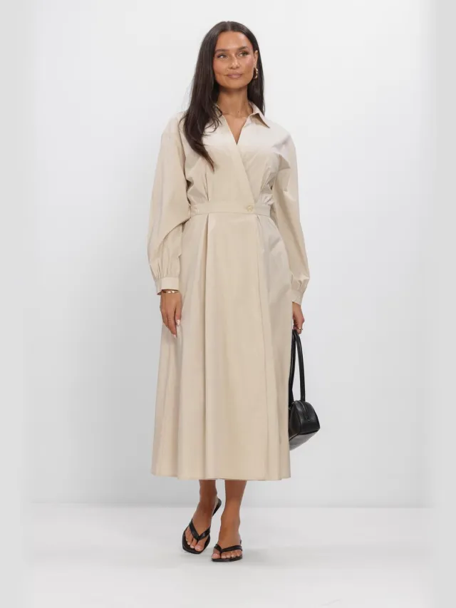 MSCH Copenhagen Dames Jurken Mschselmina Dress - Beige