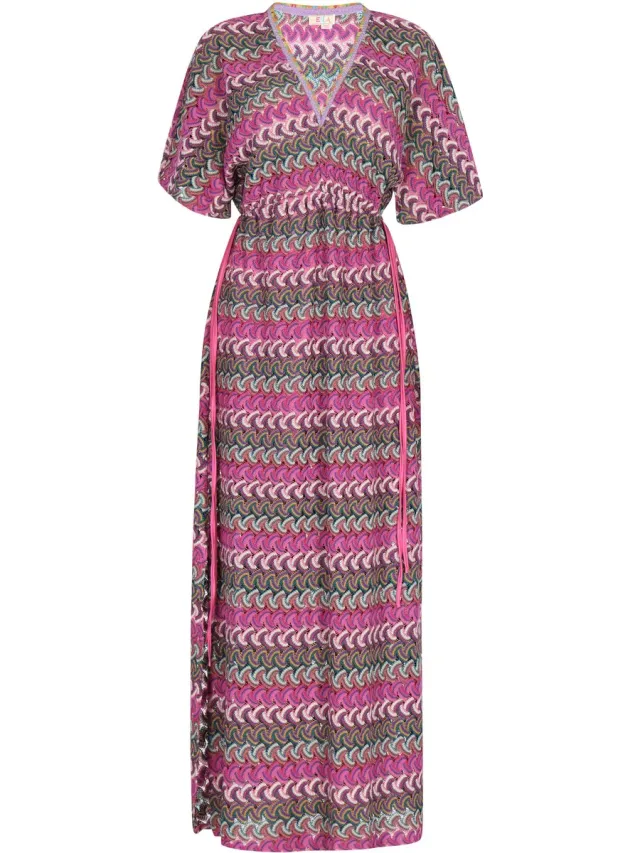 IZIA Jurk Roze Veelkleurig