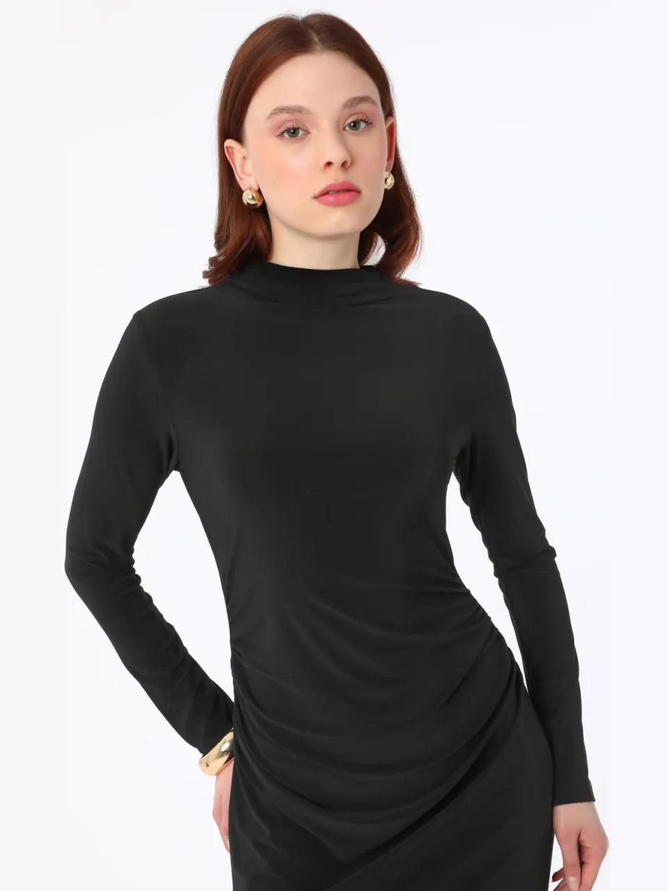 Modanisa Refka Modest jurk zwart, foto 2