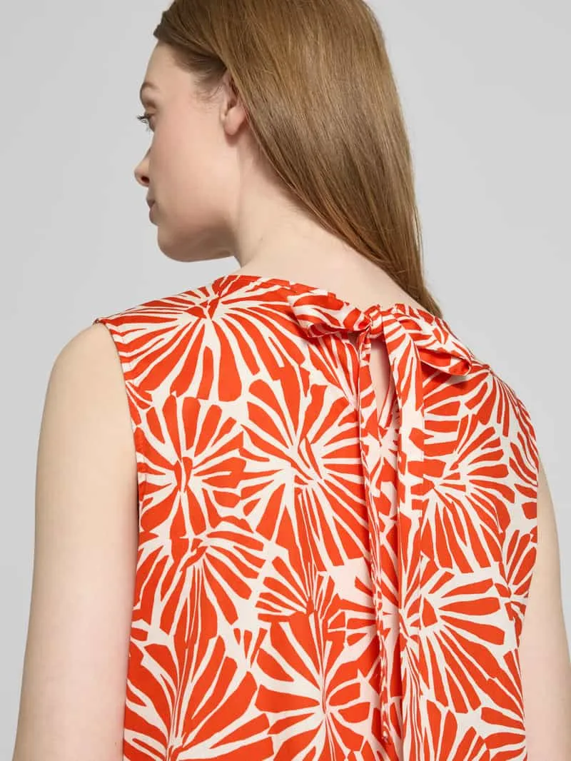 Smith and Soul Midi-jurk met ronde hals rood, foto 4