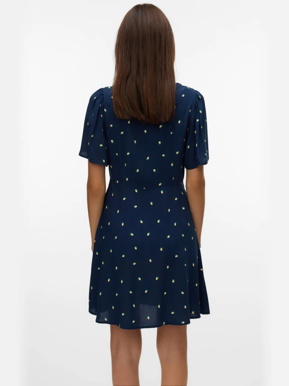 Vero Moda viscose zomerjurk met print - marineblauw, foto 3