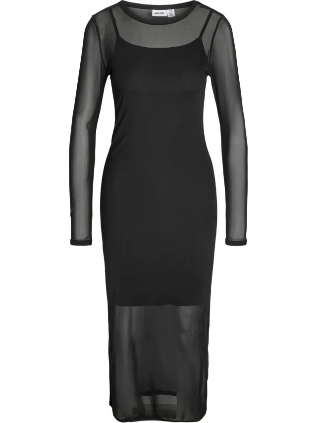 Noisy May maxi-jurk NMJUDITH Black1