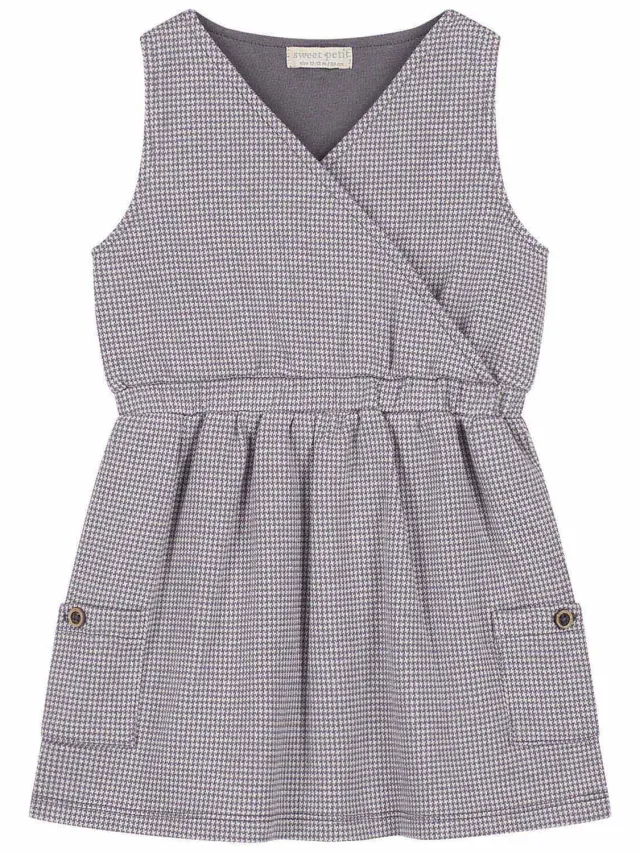 Sweet Petit peuter jurk Merel - meisjes - Excalibur Grijs